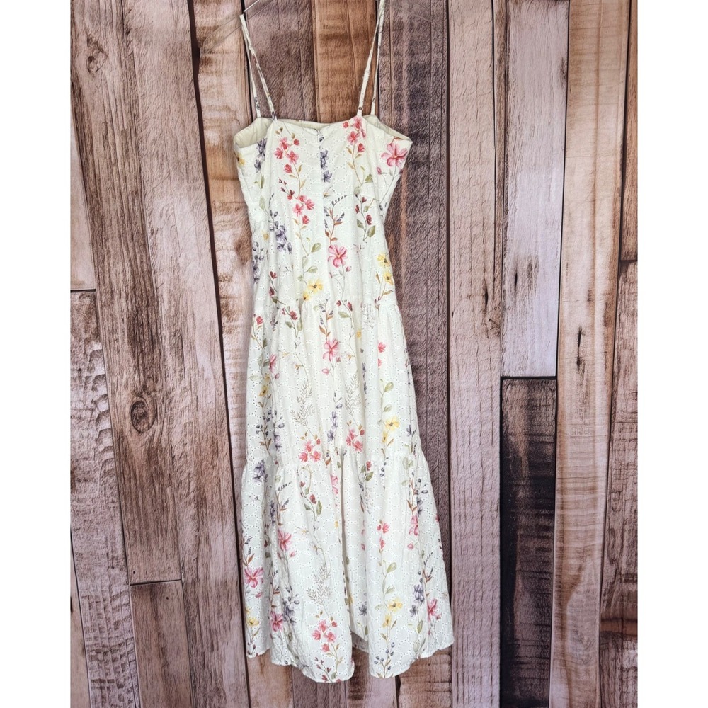 Petal & Pup Edith Floral Maxi Dress Feminine Cottagecore Eyelet Summer Large NWT - Picture 2 of 10